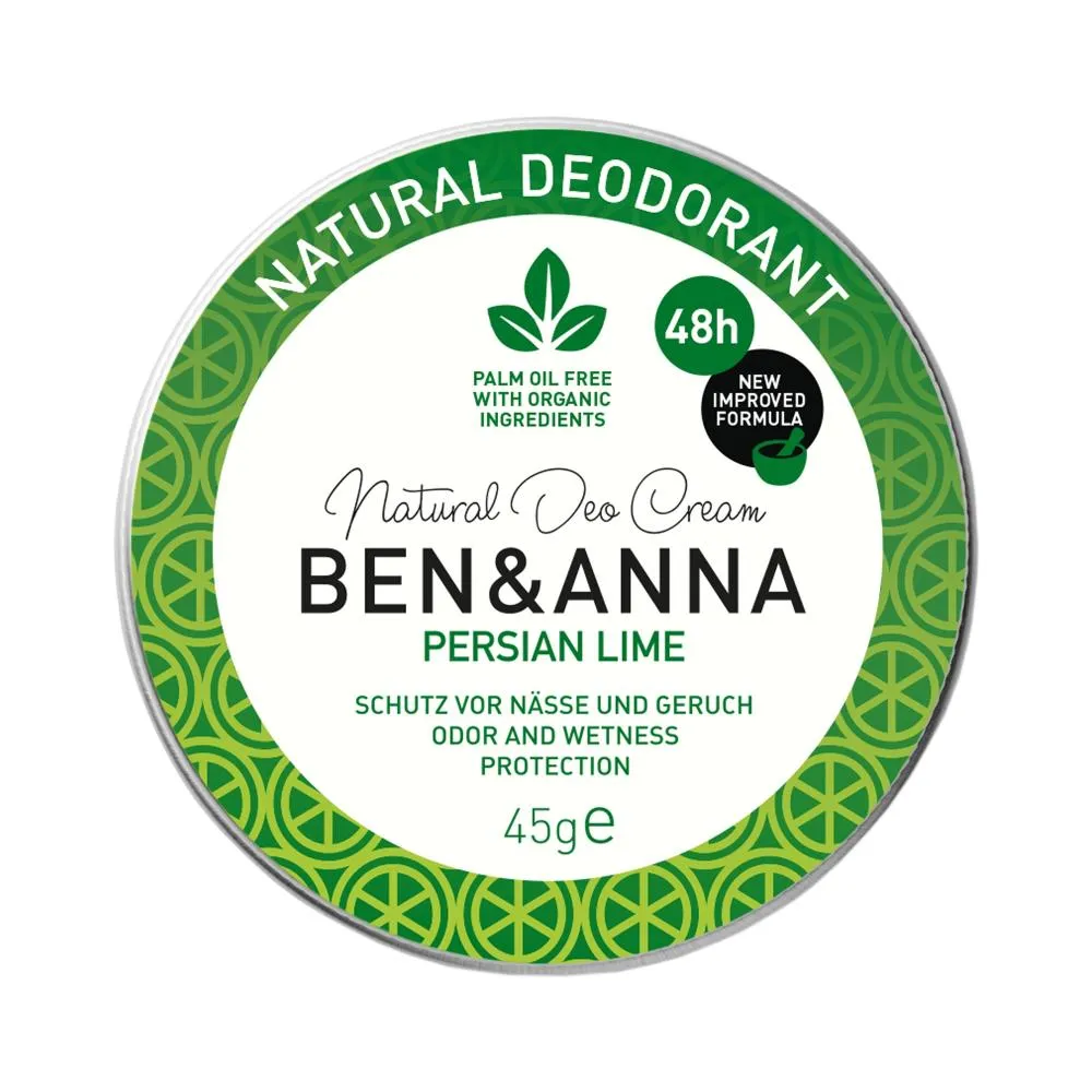 Ben & Anna Krémový deodorant Perská limetka (45 g)