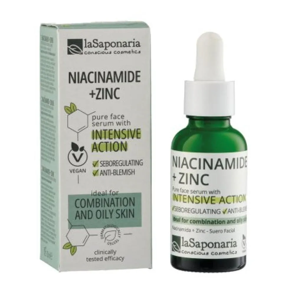 laSaponaria Pleťové sérum - Niacinamid + Zinek (30 ml)
