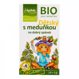 Apotheke Čaj Dětský ovocný s meduňkou 40 g BIO   MEDIATE