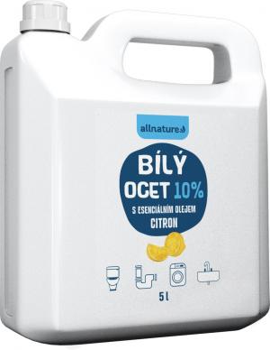 Bílý ocet 10 % s vůní citrónu 5000 ml