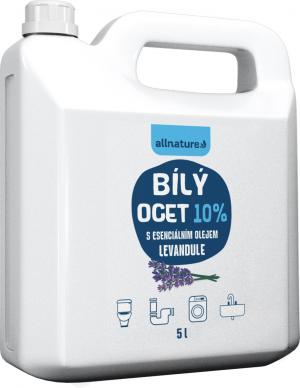 Bílý ocet 10 % s vůní levandule 5000 ml