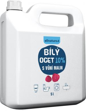 Bílý ocet 10 % s vůní malin 5000 ml