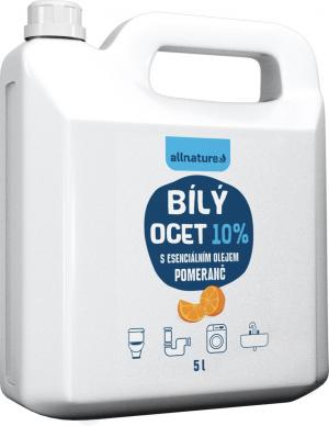 Bílý ocet 10 % s vůní pomeranče 5000 ml