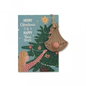 Blossombs Semínková bomba - Vánoční ozdoba - Stromeček (1 ks) - krásná vánoční drobnůstka