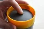 Circular Cup (340 ml) - krémová/černá - z jednorázových papírových kelímků