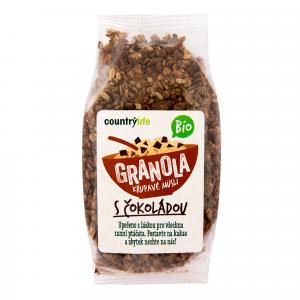 Granola - Křupavé müsli s čokoládou 350 g BIO   COUNTRY LIFE