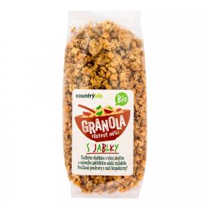 Granola - Křupavé müsli s jablky 350 g BIO   COUNTRY  LIFE