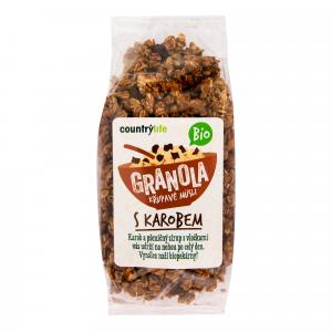 Granola - Křupavé müsli s karobem 350 g BIO   COUNTRY LIFE