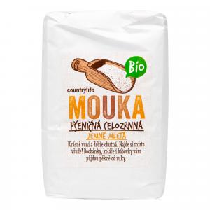 Mouka pšeničná celozrnná jemně mletá 1 kg BIO   COUNTRY LIFE