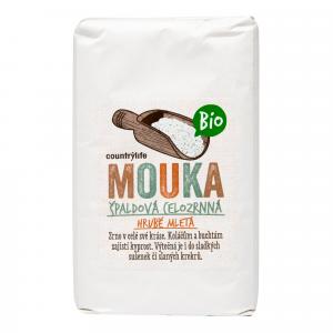 Mouka špaldová celozrnná hrubě mletá 1 kg BIO   COUNTRY LIFE