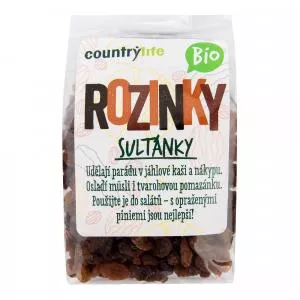 Country Life Rozinky sultánky 200 g BIO   COUNTRY LIFE