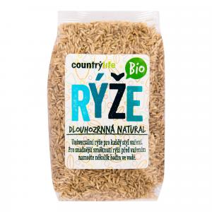 Rýže dlouhozrnná natural 500 g BIO   COUNTRY LIFE