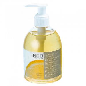 Eco Cosmetics Tekuté mýdlo s vůní citrónu BIO (300 ml) - 2 v 1: pro mytí rukou i celého těla