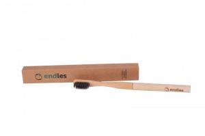 Endles by Econea Bambusový zubní kartáček s vyměnitelnou hlavicí (soft) - štětinky z uhlíkových vláken
