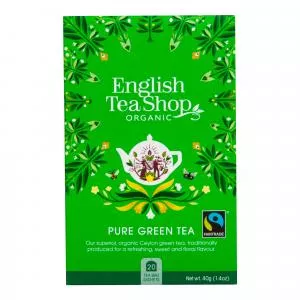 English Tea Shop Čaj Zelený Fair Trade 20 sáčků BIO   ENGLISH TEA SHOP