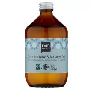 Fair Squared Lubrikační a masážní gel se zeleným čajem (500 ml) - veganský a fair trade
