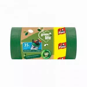 FINO Pytle na odpadky Green Life Easy pack 25 μm - 35 l (22 ks)