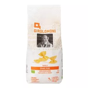Girolomoni Těstoviny farfalle semolinové  500 g BIO   GIROLOMONI