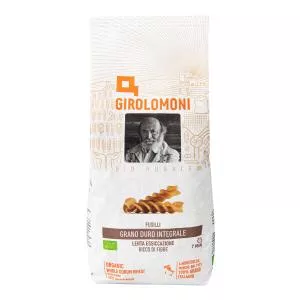 Girolomoni Těstoviny fusilli celozrnné semolinové 500 g BIO    GIROLOMONI