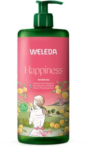 Weleda HAPPINESS Grepový sprchový gel 750 ml