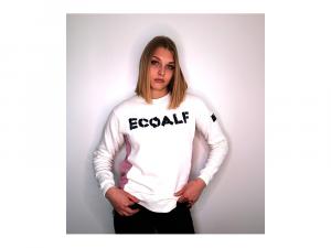 Ecoalf Hellensville Sweatshirt Woman Off White