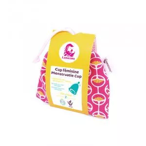 Lamazuna Hygienický menstruační kalíšek, velikost 1, růžové pouzdro