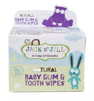 Jack n Jill Dětské vlhčené ubrousky na dásně a zoubky (25 ks)