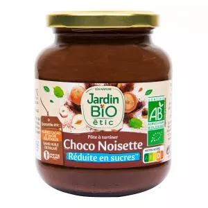 Jardin Pomazánka čokoládovo-lískooříšková se sníženým obsahem cukru 350 g BIO   JARDIN BIO