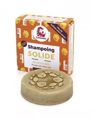 Lamazuna Tuhý šampon pro blond a světlé vlasy - citron (70 g)