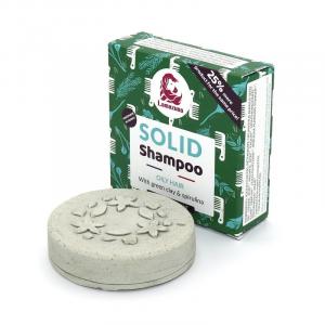 Lamazuna Tuhý šampon pro mastné vlasy se zeleným jílem a spirulinou (70 g)