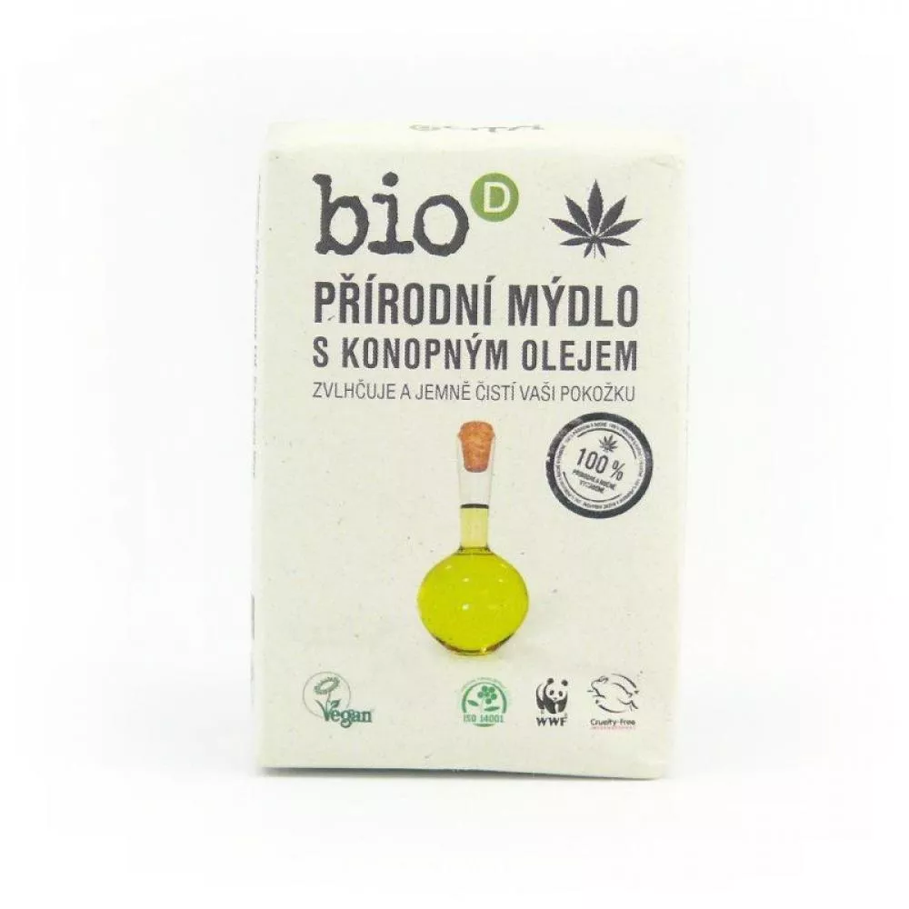 Bio-D Mýdlo s konopným olejem (95 g)