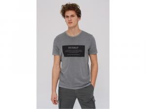 Ecoalf Natal Label T-shirt Man Dark Grey