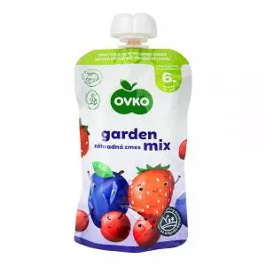 Novofruct Příkrm ovocné pyré zahradní směs mix 120 g   OVKO