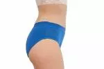 Pinke Welle Menstruační kalhotky Bikiny modré - stř. a slabá menstruace (M)