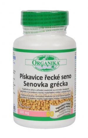 Pískavice řecké seno 500 mg, 60 kapslí