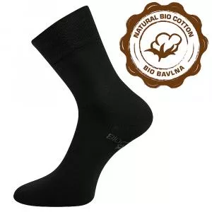 Lonka Ponožky BIO bavlna černé