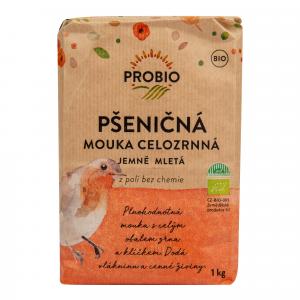 Mouka pšeničná celozrnná jemně mletá 1 kg BIO   PROBIO