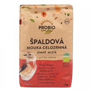 Mouka špaldová celozrnná jemně mletá 1 kg BIO   PROBIO