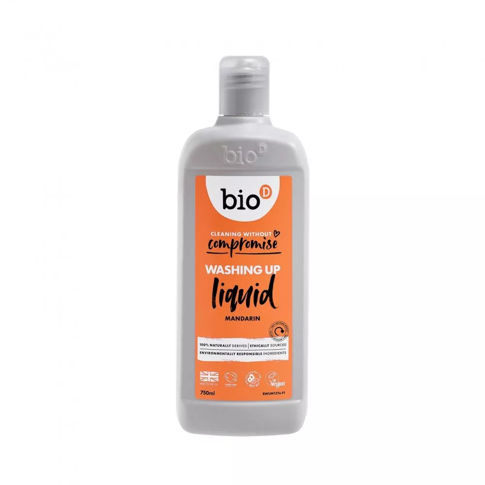 Bio-D Prostředek na mytí nádobí s vůní mandarinky hypoalergenní (750 ml)
