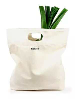 Re-Sack Plátěná nákupní taška s vykrojenými uchy - velmi pevná, z bio bavlny
