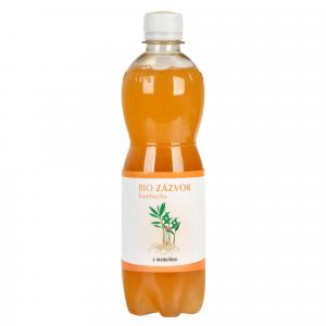 Kombucha zázvorová s meduňkou 500 ml BIO   STEVIKOM