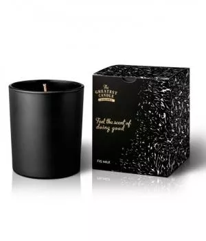 The Greatest Candle in the World Vonná svíčka v černém skle (170 g) - fík