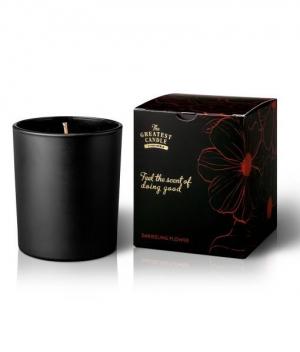 The Greatest Candle in the World The Greatest Candle Vonná svíčka v černém skle (170 g) - květ darjeelingu