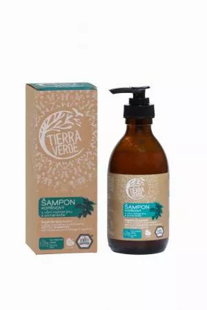Tierra Verde Kopřivový šampon na mastné vlasy s rozmarýnem (230 ml)