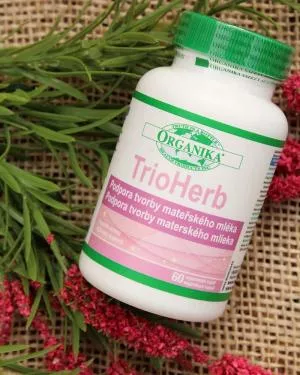 Organika TrioHerb - podpora tvorby mléka, laktace a kojení, 60 kapslí