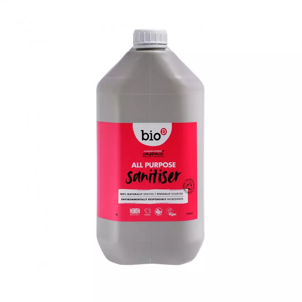 Bio-D Univerzální čistič s dezinfekcí s pomerančovým olejem - kanystr (5 L)