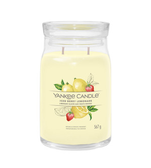 Yankee Candle Iced Berry Lemonade signature svíčka velká pro ženy
