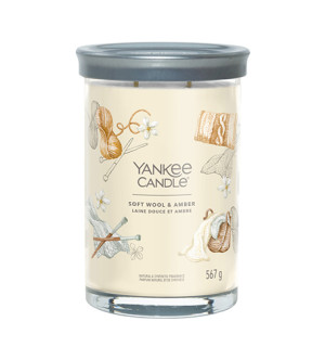 Yankee Candle Soft Wool & Amber signature tumbler velký pro ženy