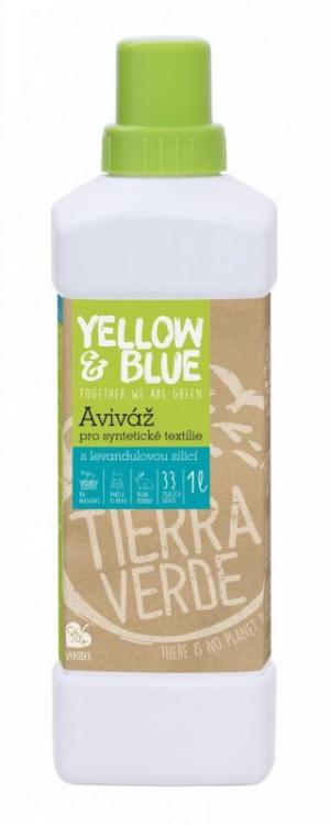Yellow&Blue (Tierra Verde) Aviváž s levandulí (1 l) - pro zjemnění syntetického prádla