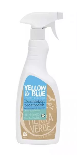 Yellow&Blue (Tierra Verde) Dezinfekční prostředek na omyvatelné povrchy (sprej 750 ml)